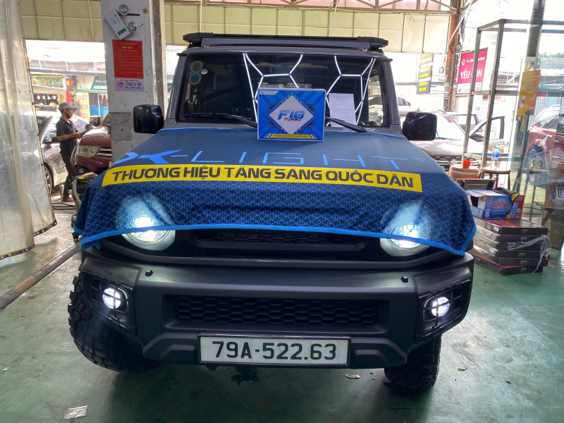 Độ đèn nâng cấp ánh sáng Nâng cấp ánh sáng đèn gầm Suzuki Jimny